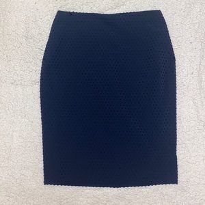Navy Pencil Skirt